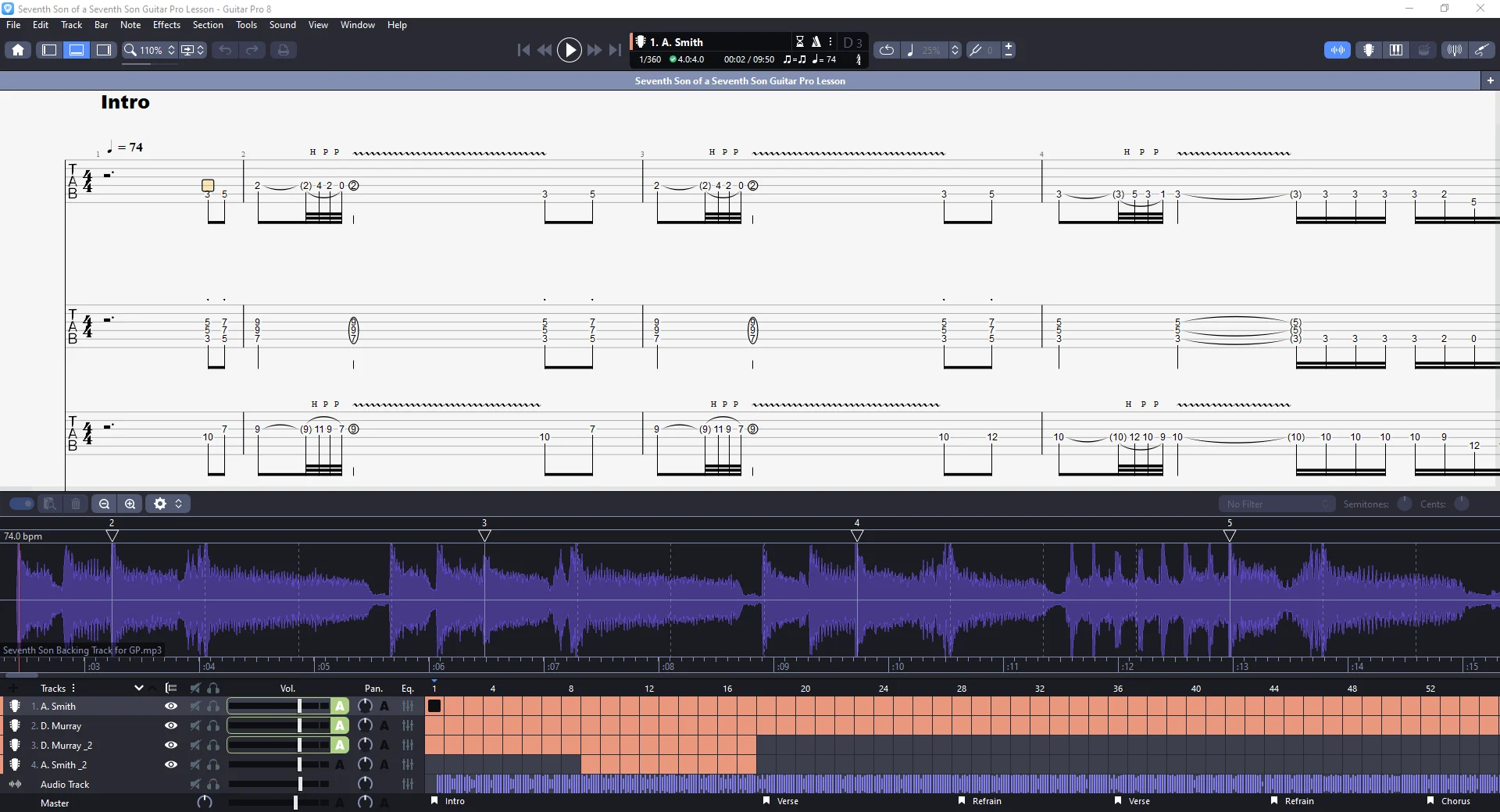 Seventh Son of a Seventh Son | PDF Tab + Guitar Pro | Iron Maiden product image (3)