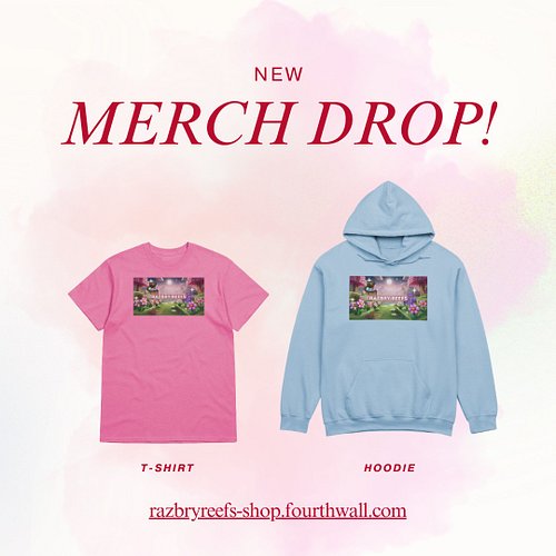 🌸 NEW MERCH ALERT! 🌸
Step into the cozy vibes of Razbry Reefs with our fresh T-shirts & Hoodies! 💕 Whether you're keeping it ...