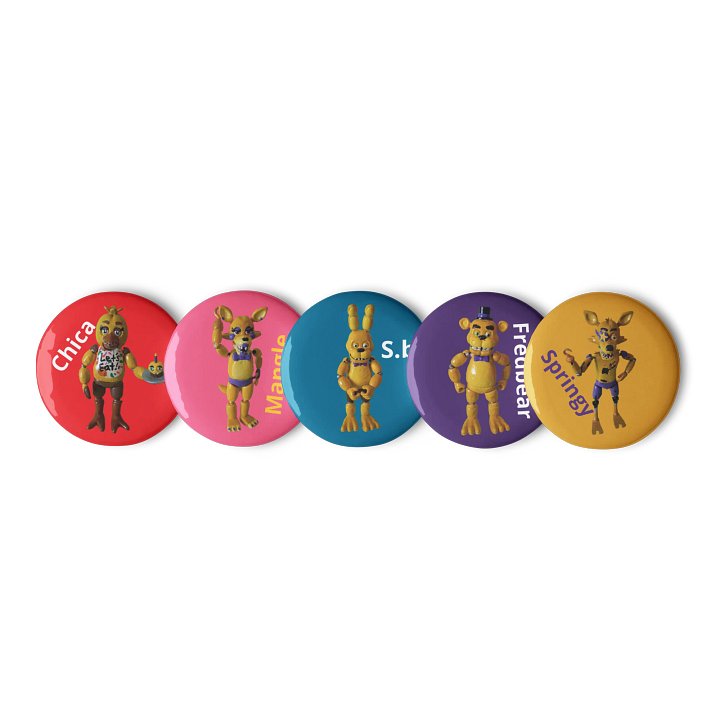 Spring Crew! Stop motion part 1Pin Button Set product image (1)