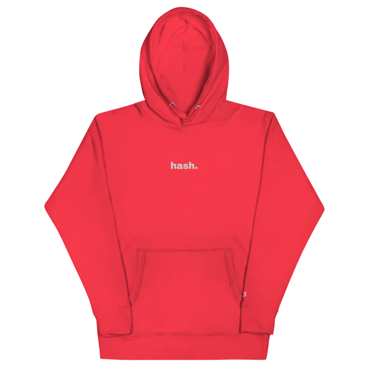 Valentine's Day '25 "hash" Hoodie - Red product image (1)