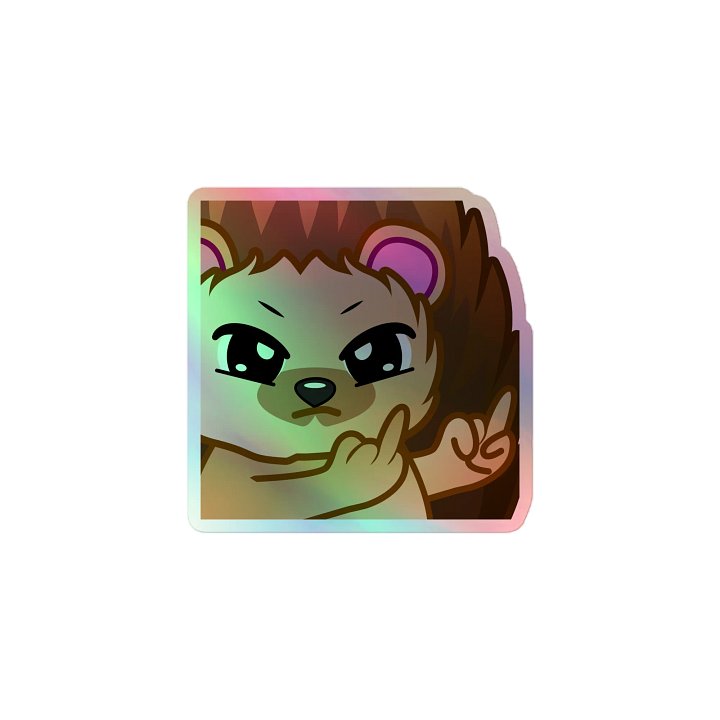 F*CK YOU holographic sticker product image (1)