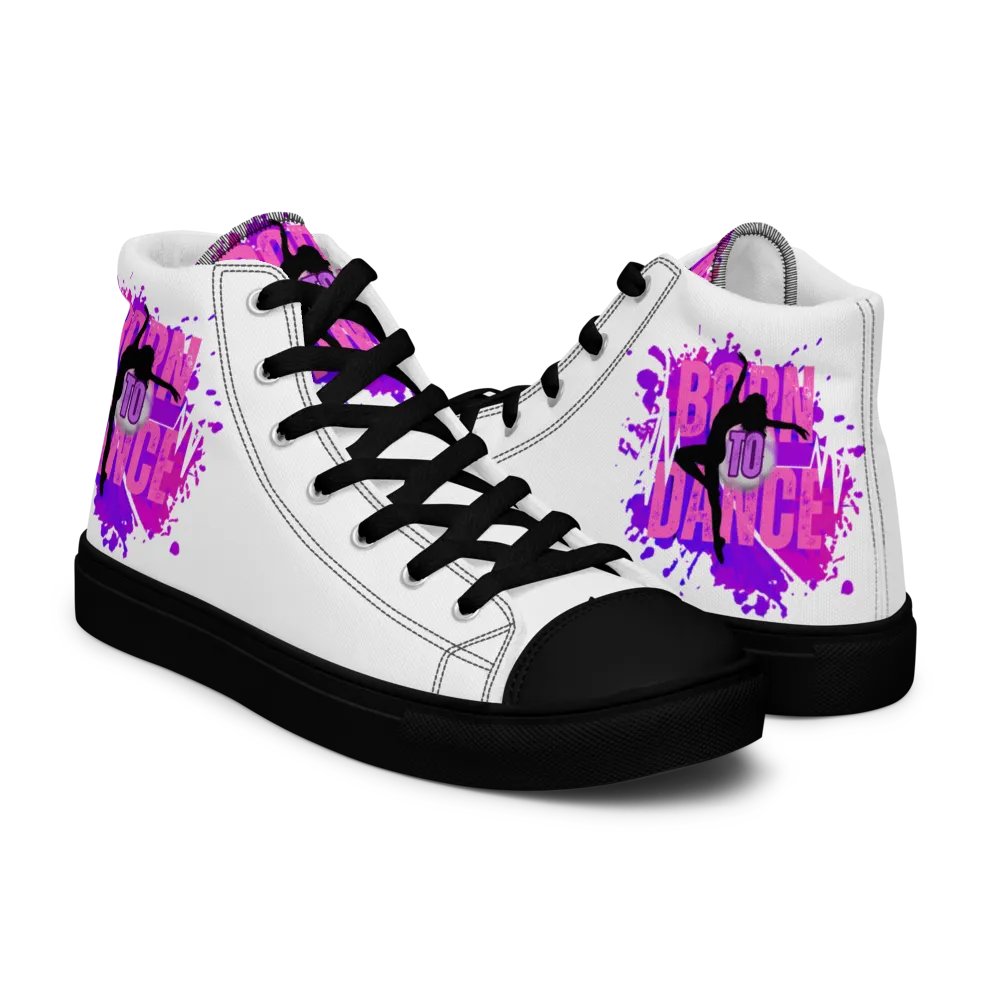 Energetic Born to Dance Her Silhouette Men's High Tops product image (10)