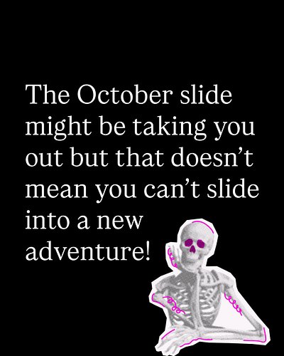 The October Slide is a term used to describe the experience that people with chronic conditions tend to decline due to the we...