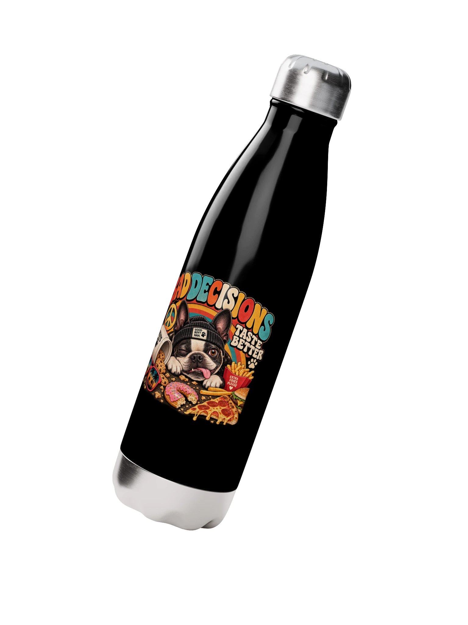 Bad Decisions Taste Better Stainless Steel Water Bottle product image (3)