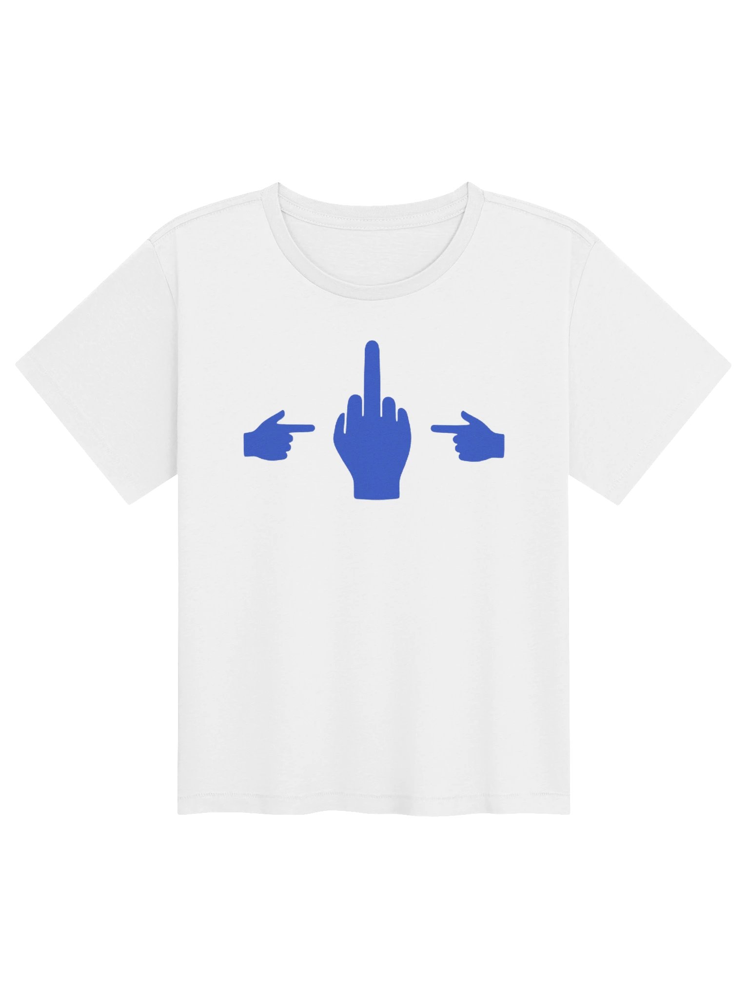 No Middle Finger Point ShopCo Royal Women's Tee product image (1)