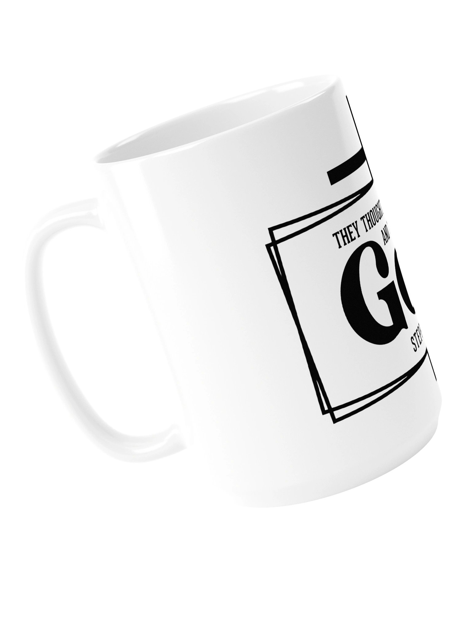 CBF - GOD STEPPED IN WHITE MUG product image (2)