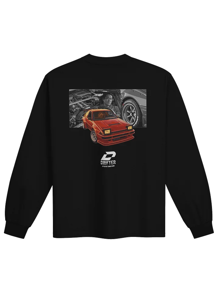 "The AE86" - AS Colour Unisex Premium Heavyweight Long Sleeve Shirt - Black product image (2)