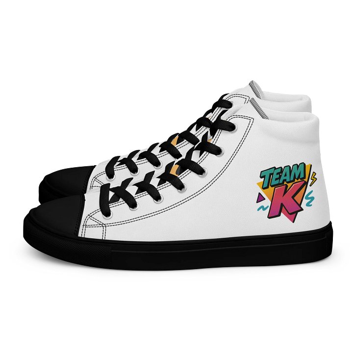 Team K 1990's Women's High Top Canvas Shoes product image (1)