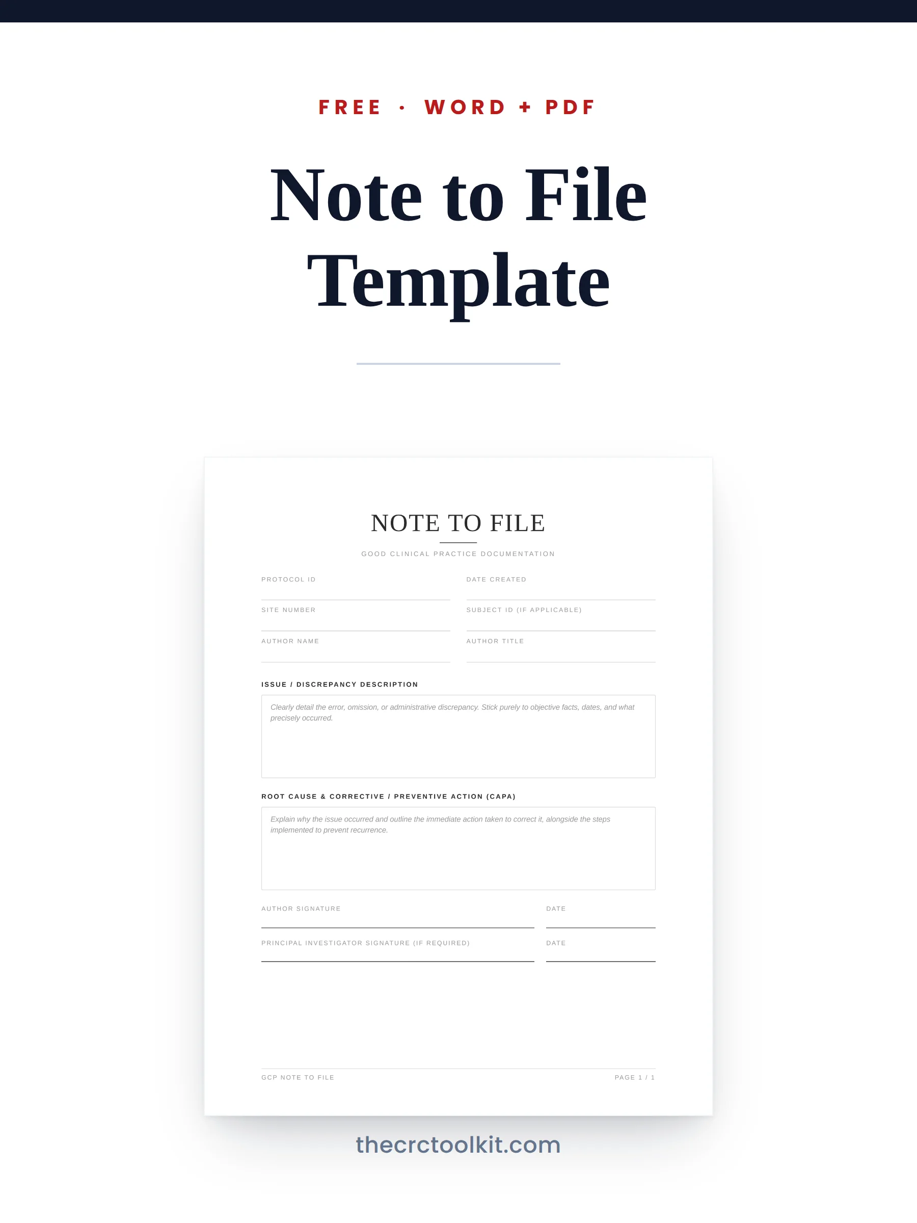 Free GCP Note to File Template product image (1)