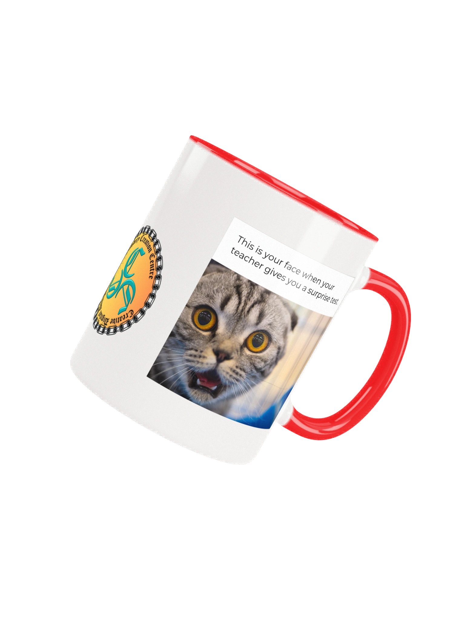 Surprise Meme Cat Ceramic 2T-Mug product image (3)