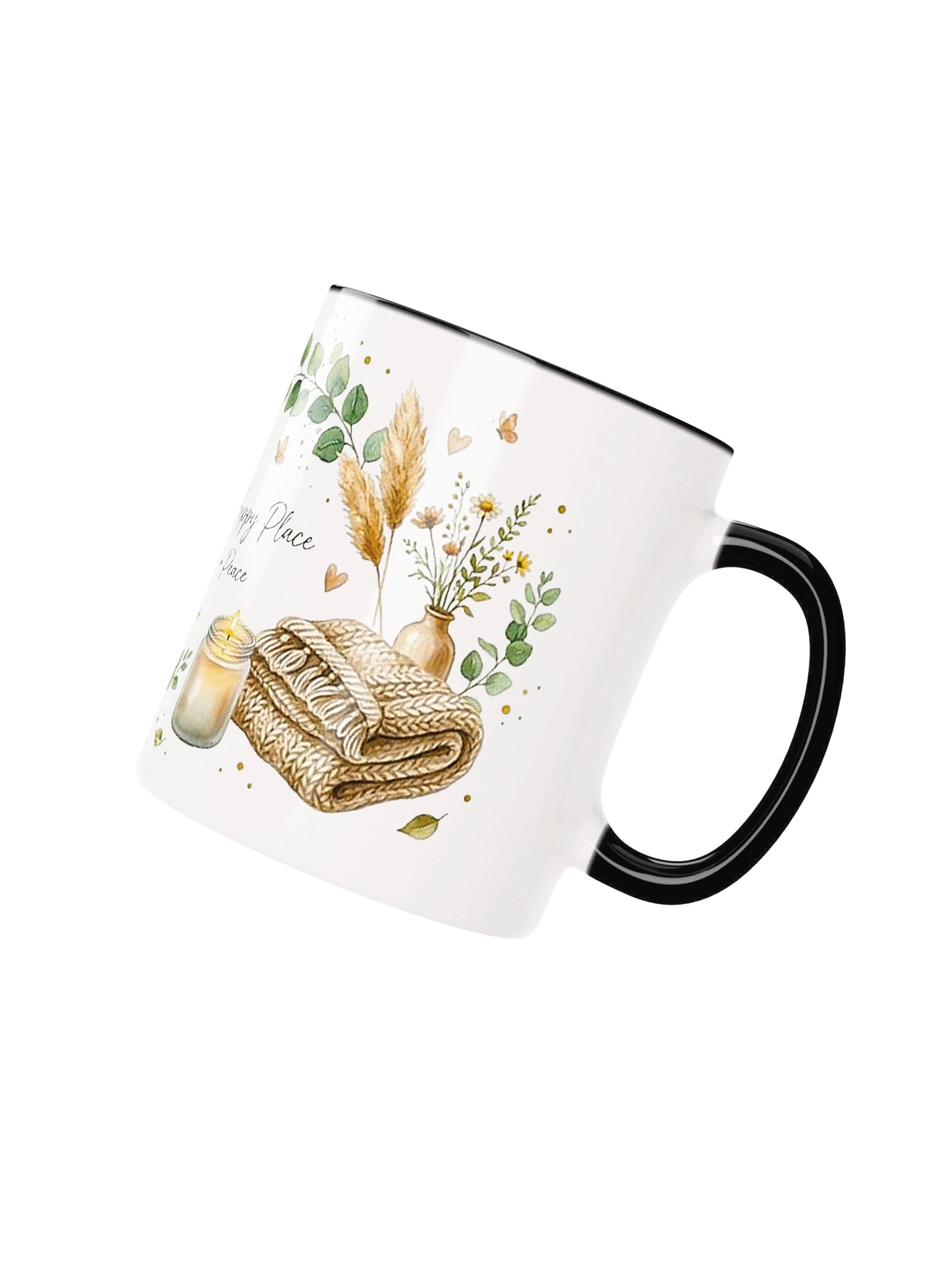 Home Is My Happy Place Cozy Aesthetic Accent Mug product image (23)