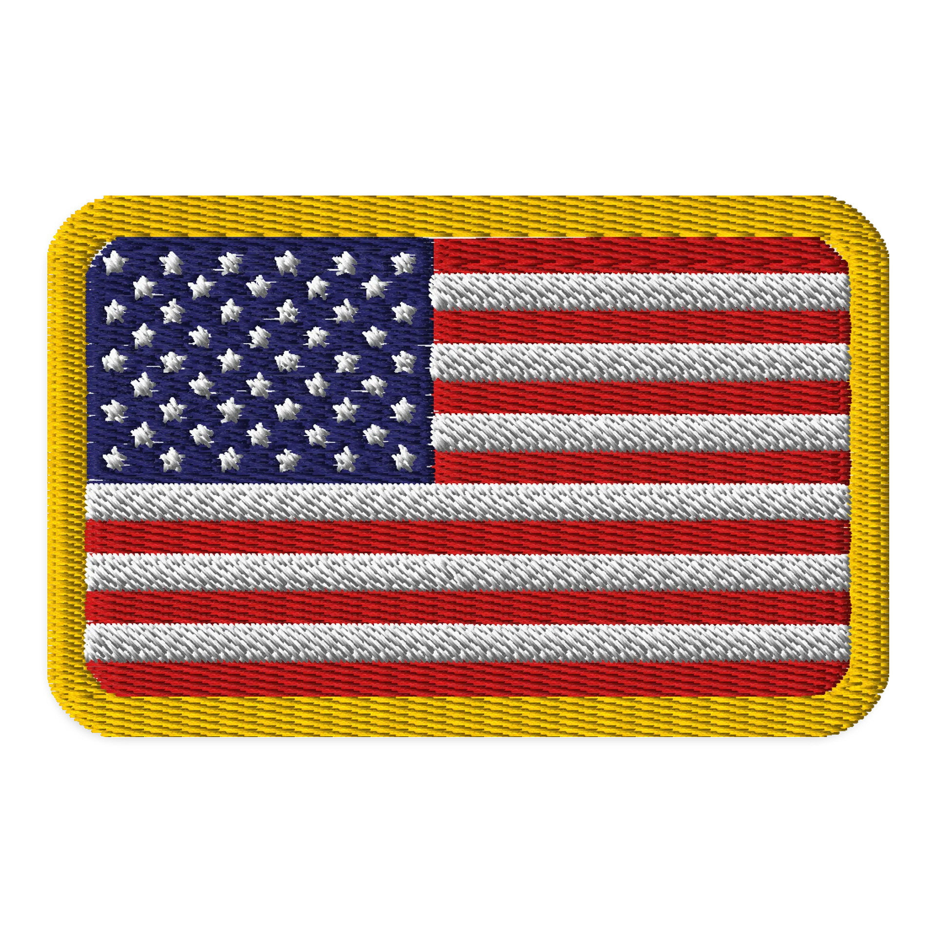Stars & Stripes Embroidered Patch - Colour product image (1)