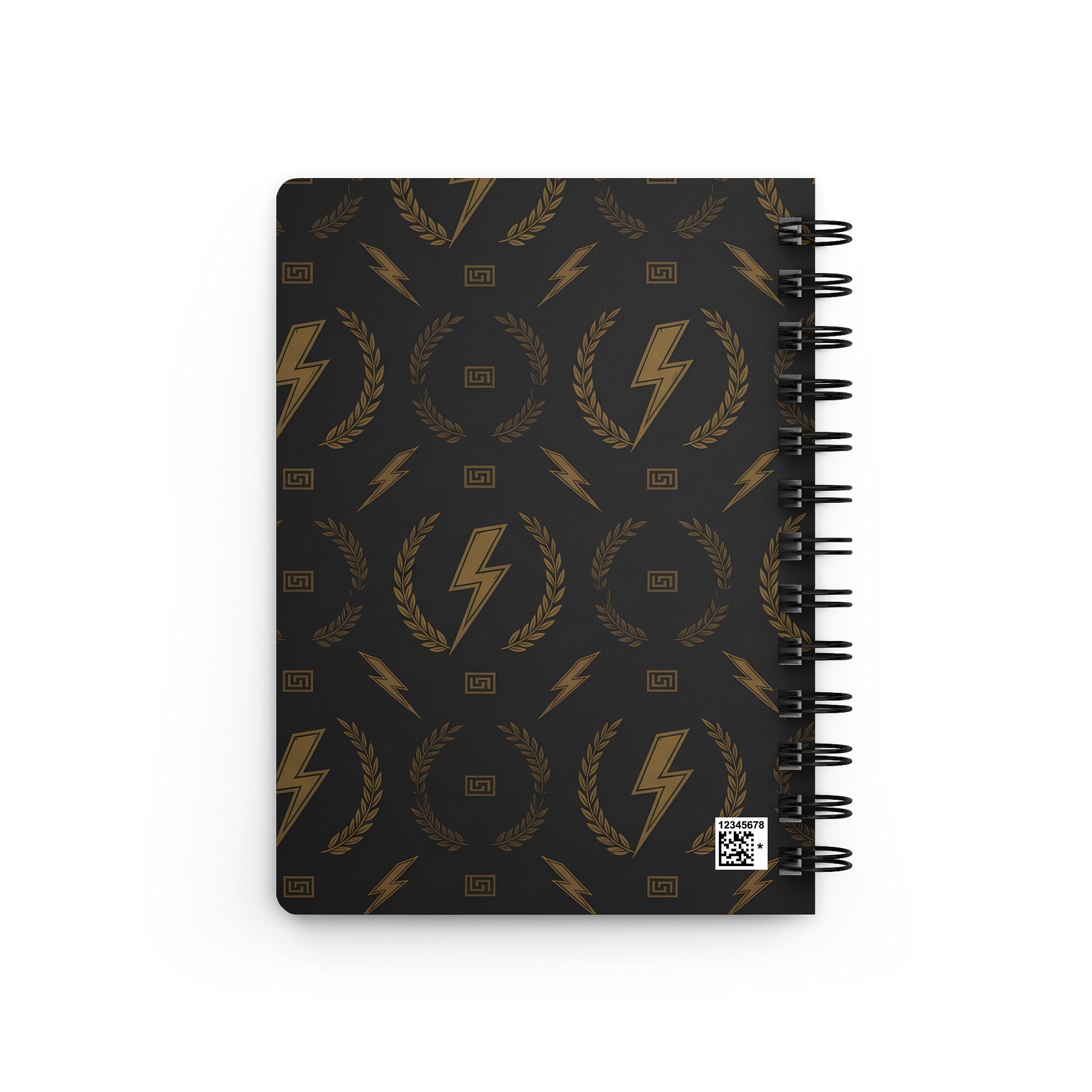 Zeus Notebook – Greek Mythology Spiral Journal with Eagle & Lightning Design product image (5)