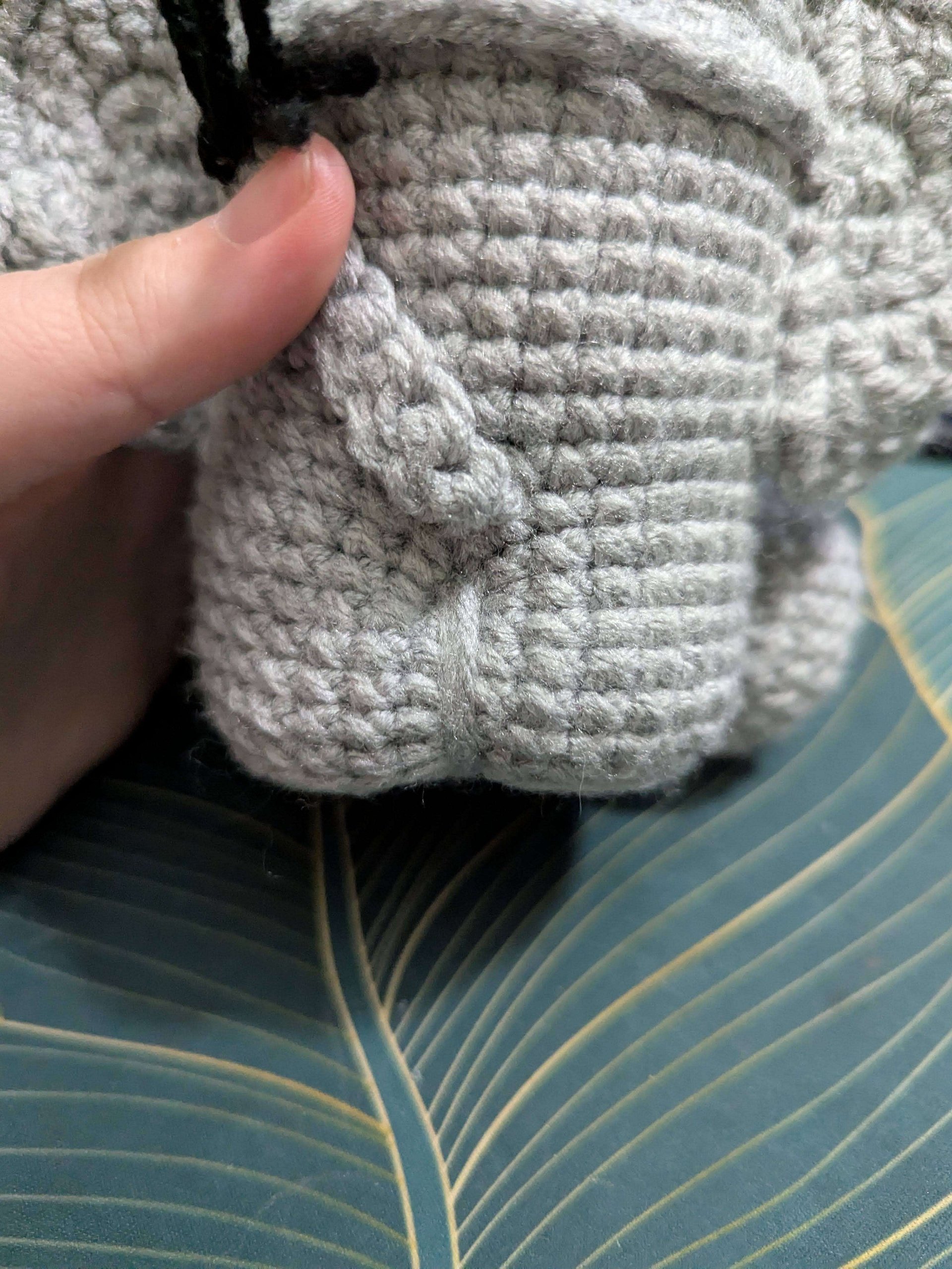 Handmade Crochet Elephant PP Ween product image (3)