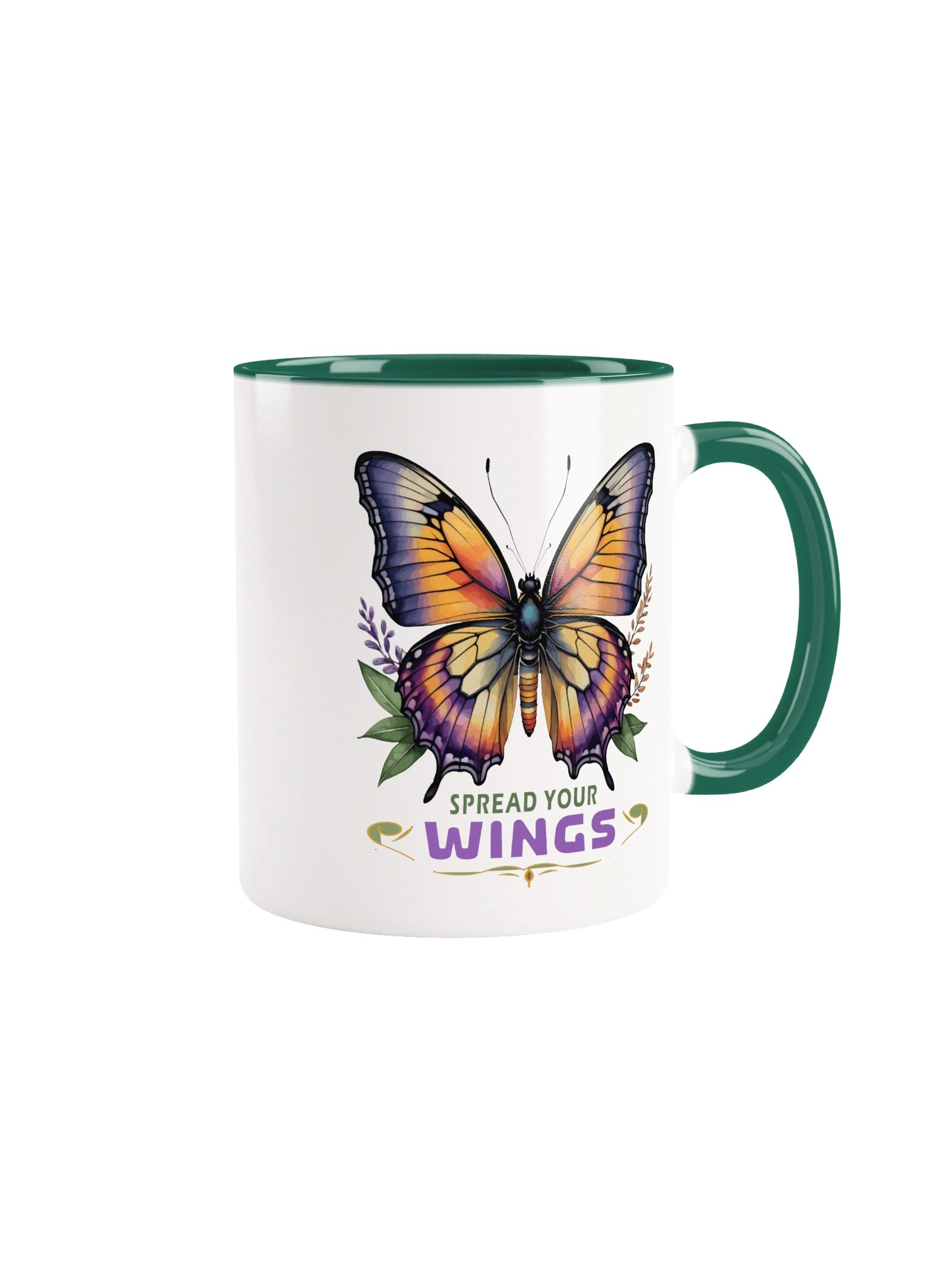 Spread Your Wings | Colorful Artistic Coffee Mug | 11 oz & 15 oz product image (1)