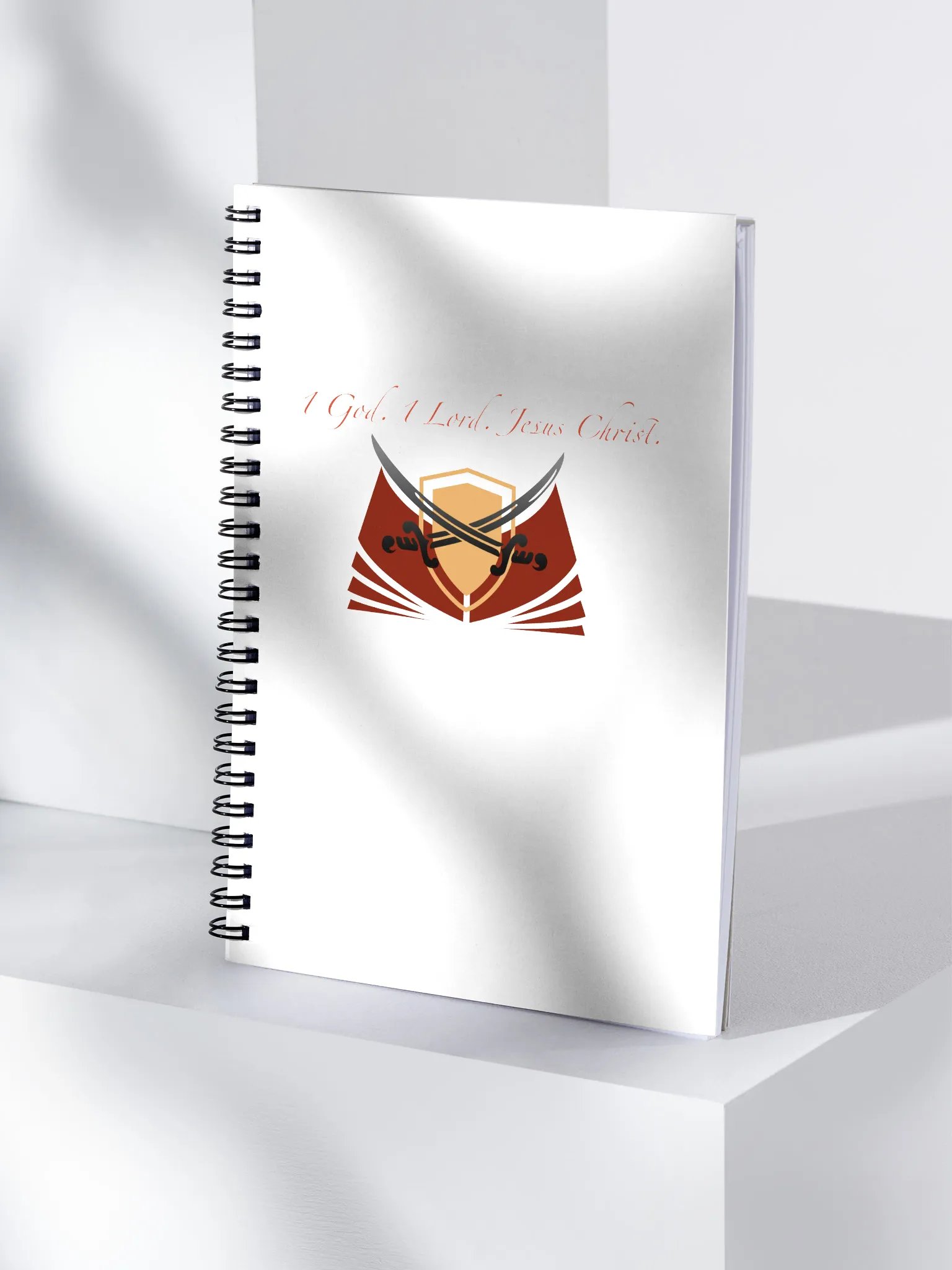 1 God . 1 Lord . Notebook product image (4)