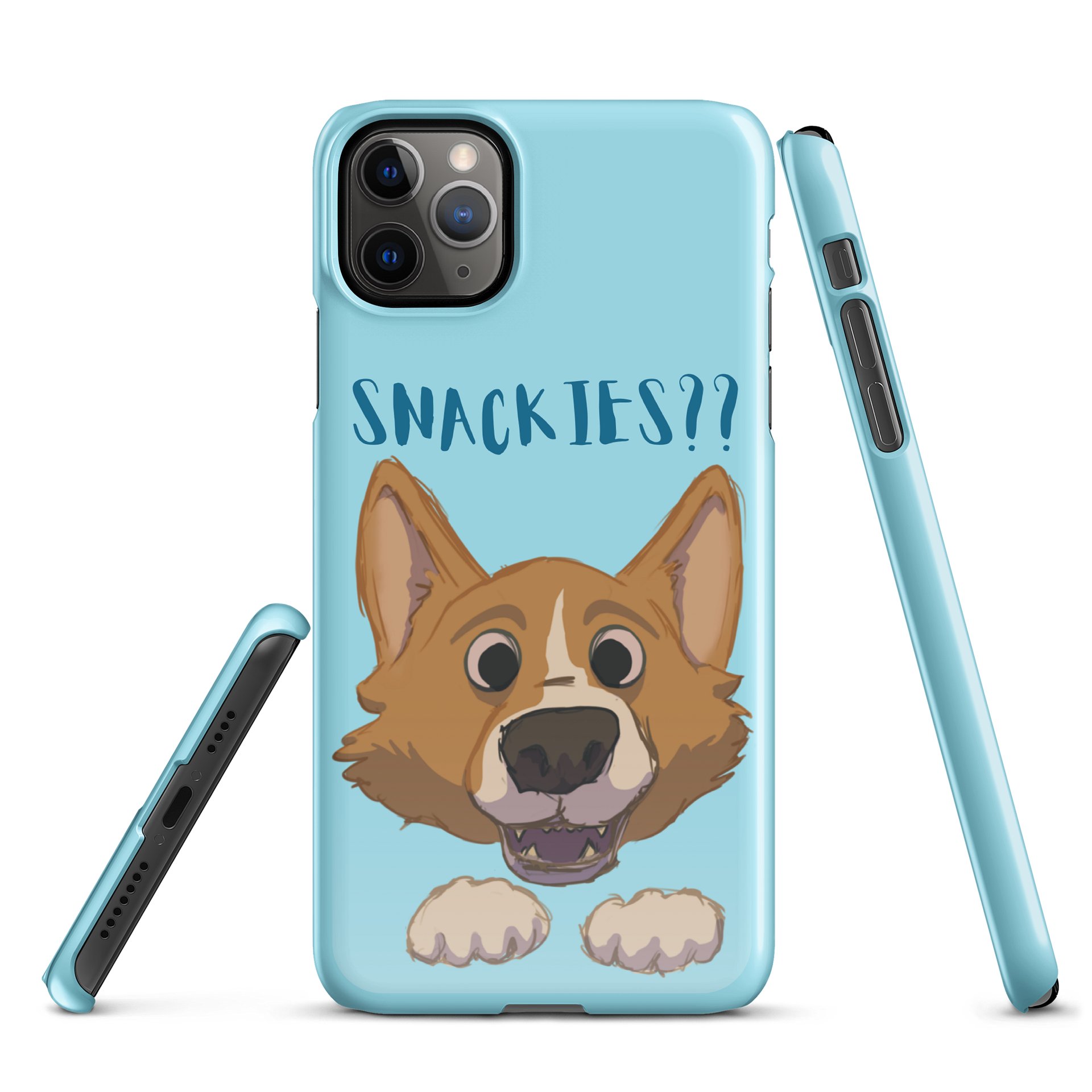 "Snackies?" Corgi Snap Case product image (5)