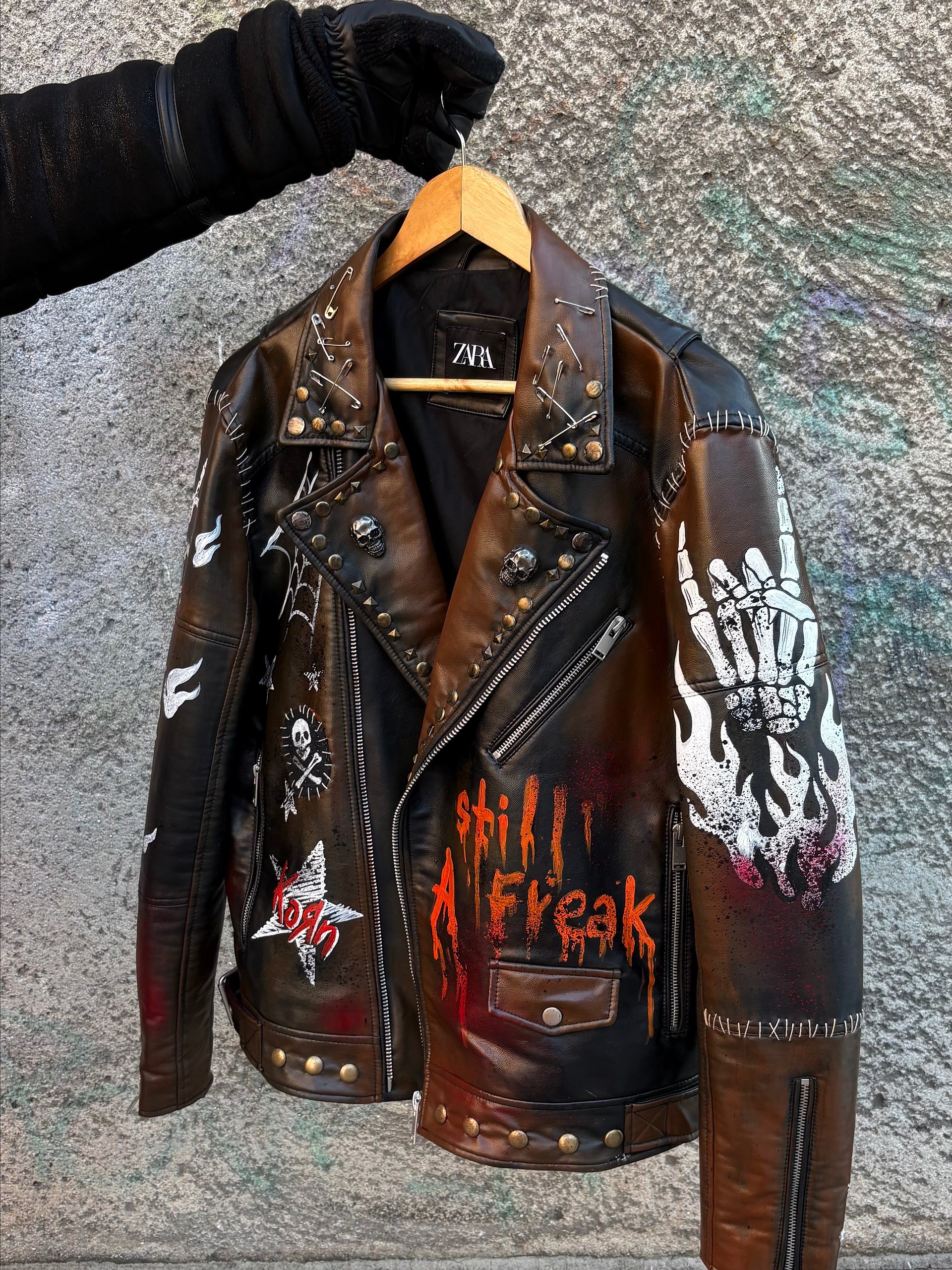 Korn "Issues" Tribute – Hand-Painted Custom Jacket (Size L) product image (3)