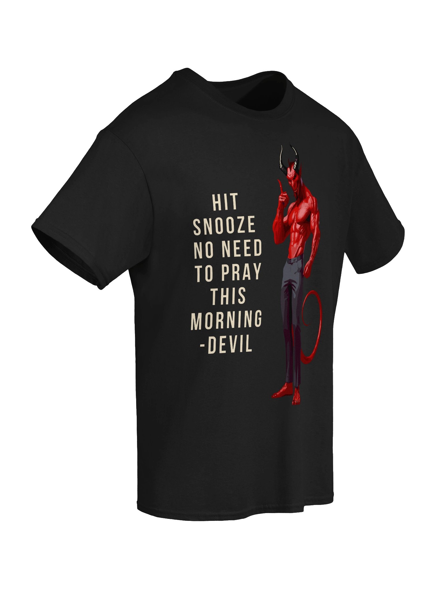 Hit Snooze Devil Meme Tee product image (6)