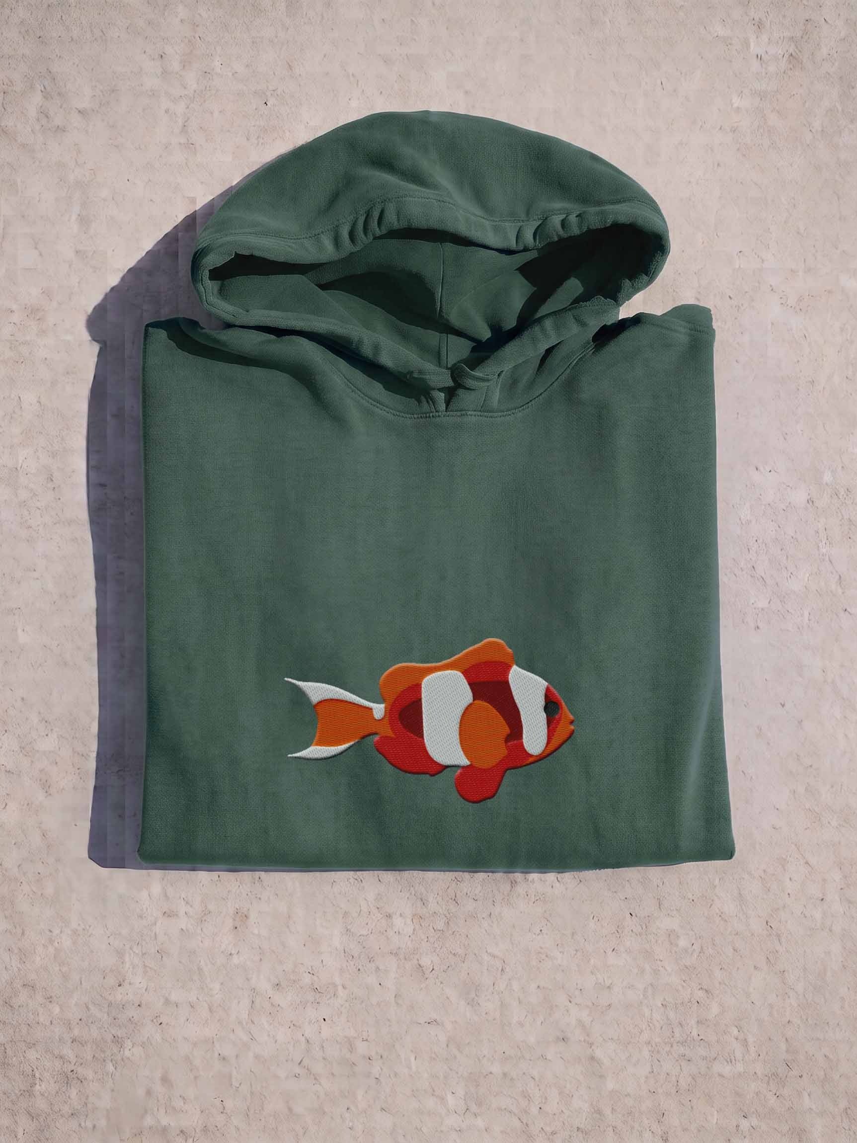 Madagascan Clownfish Embroidered Premium Hoodie | Saltwater Reef Aquarium Fish & Marine Life Apparel product image (1)