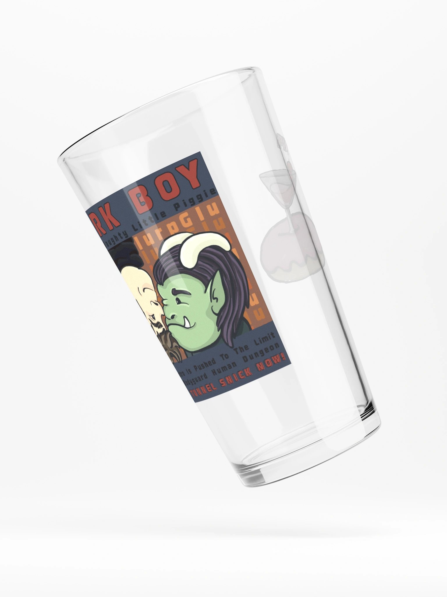Carl's Naughty Little Piggy Snick Pint Glass product image (5)