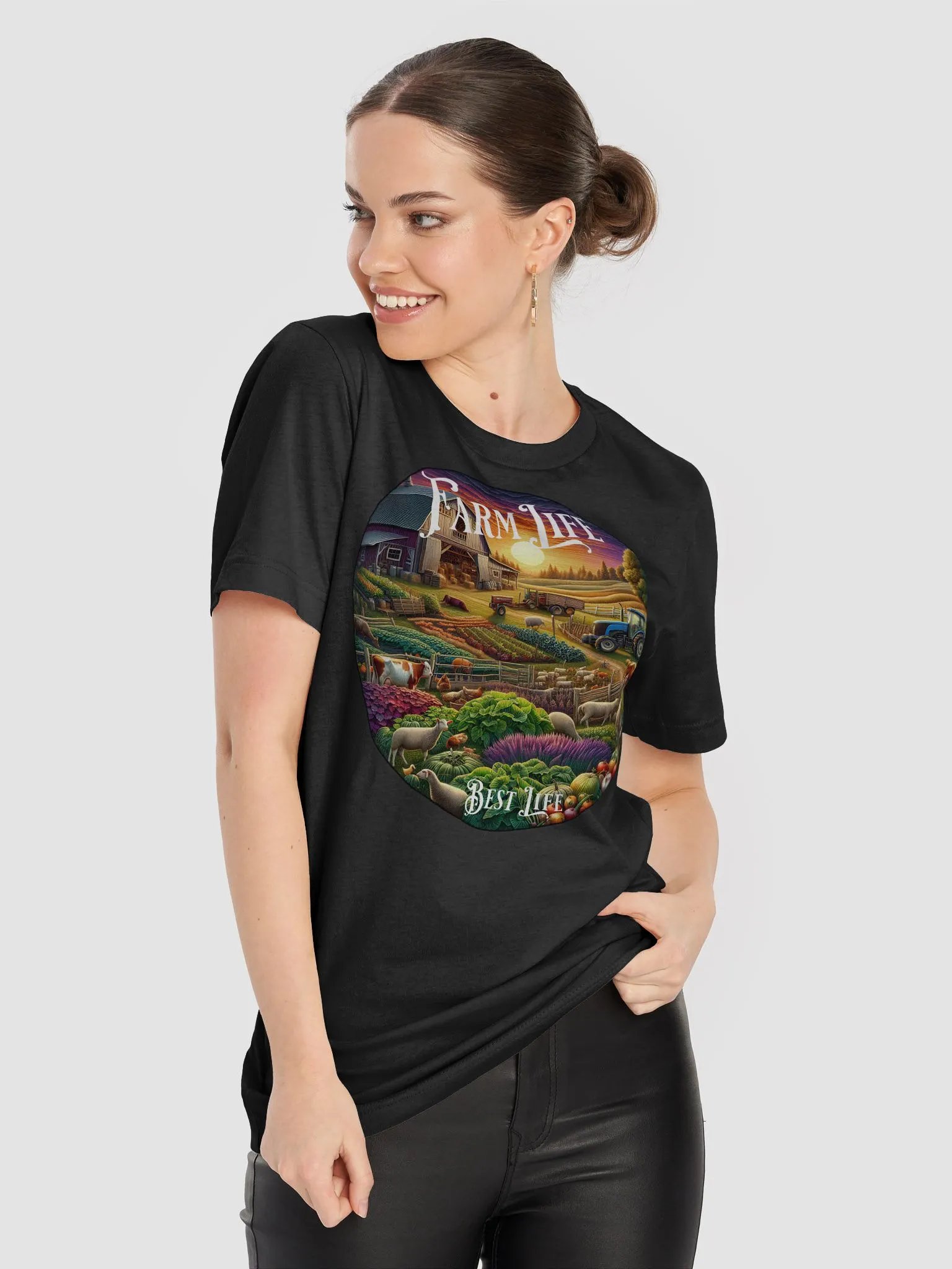 Farm Life, Best Life T-shirt | Heart of the Farm | Country Roots, Simple Joys | Peace in the Fields | Fulfillment in Every Harvest | Farm Life, Soul Satisfied product image (9)