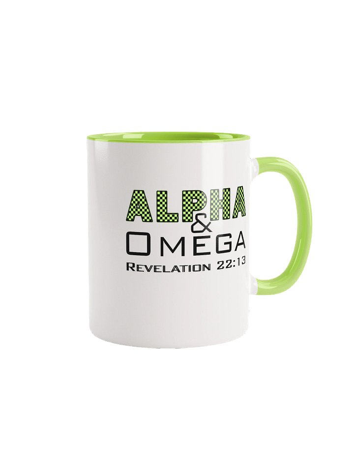 Alpha & Omega Christian 11oz Mug | Jesus Christ Faith Gift | Inspirational Coffee Cup for Believers product image (1)