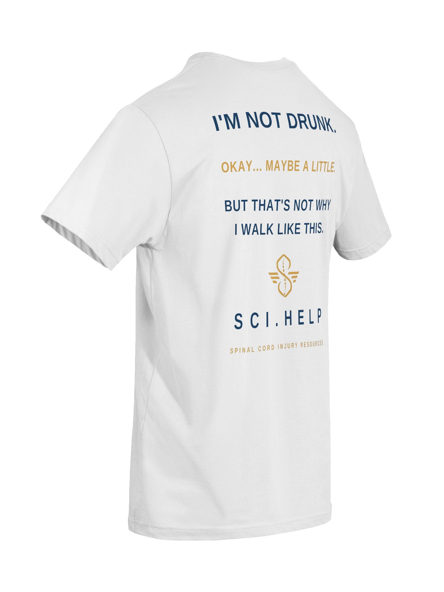I'm Not Drunk T-Shirt - White product image (8)