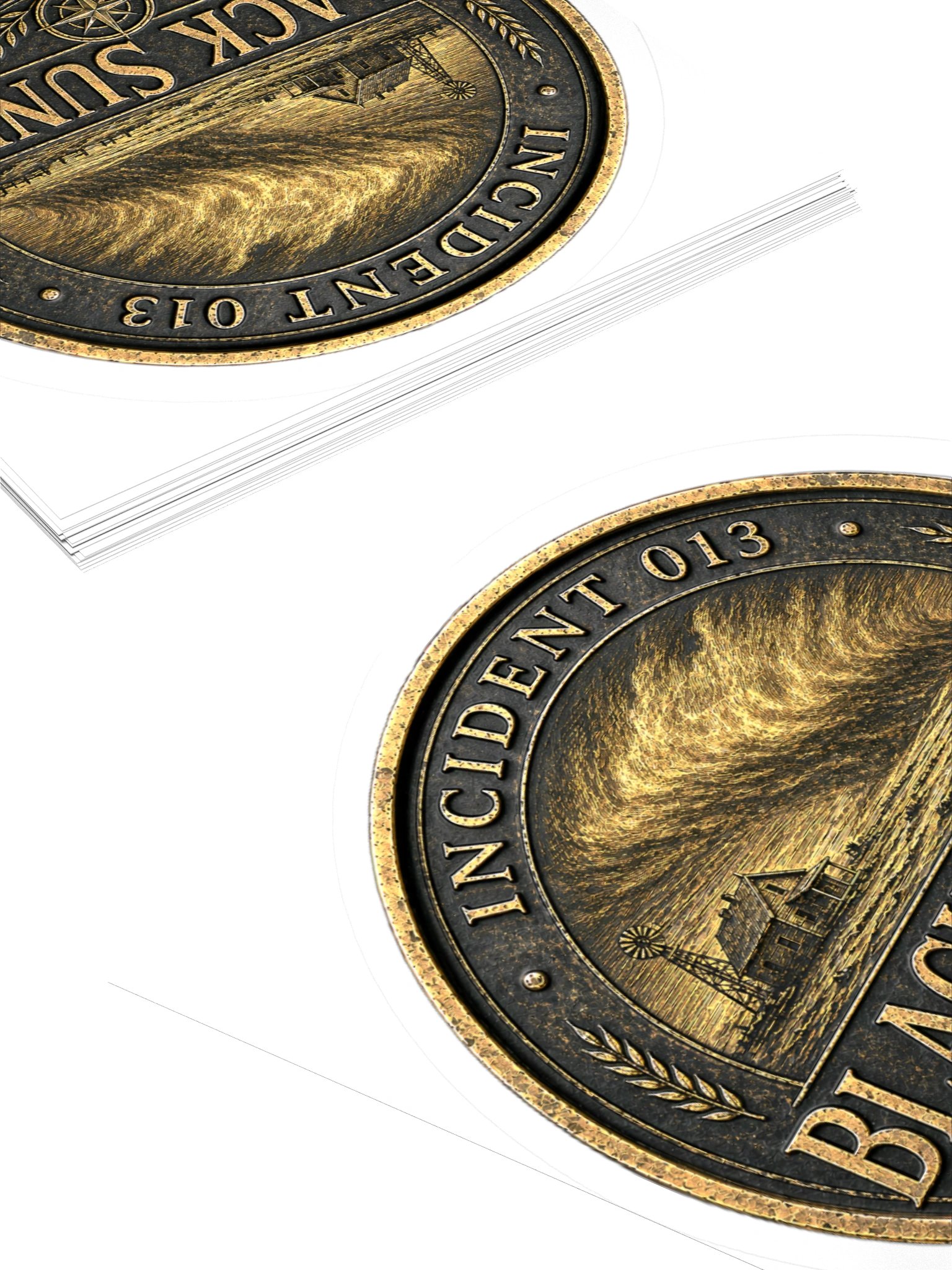 Incident 013 — Dust Storms Archive Badge Sticker product image (4)