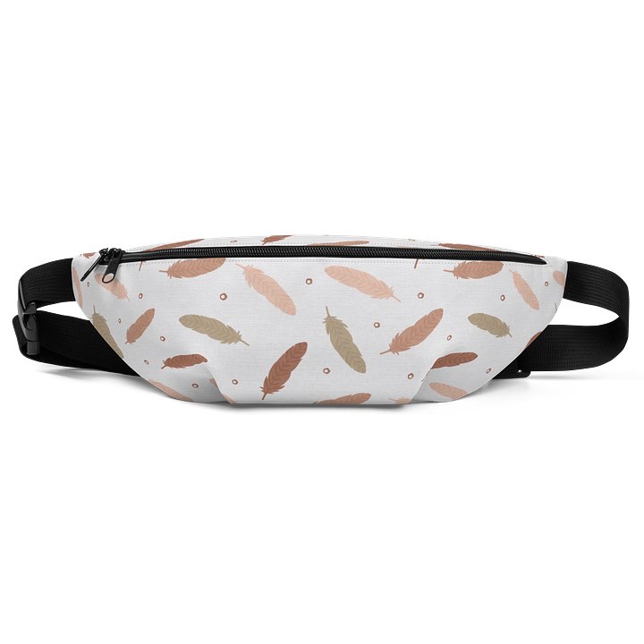 Mocha Mousse Feathers Fanny Pack product image (1)
