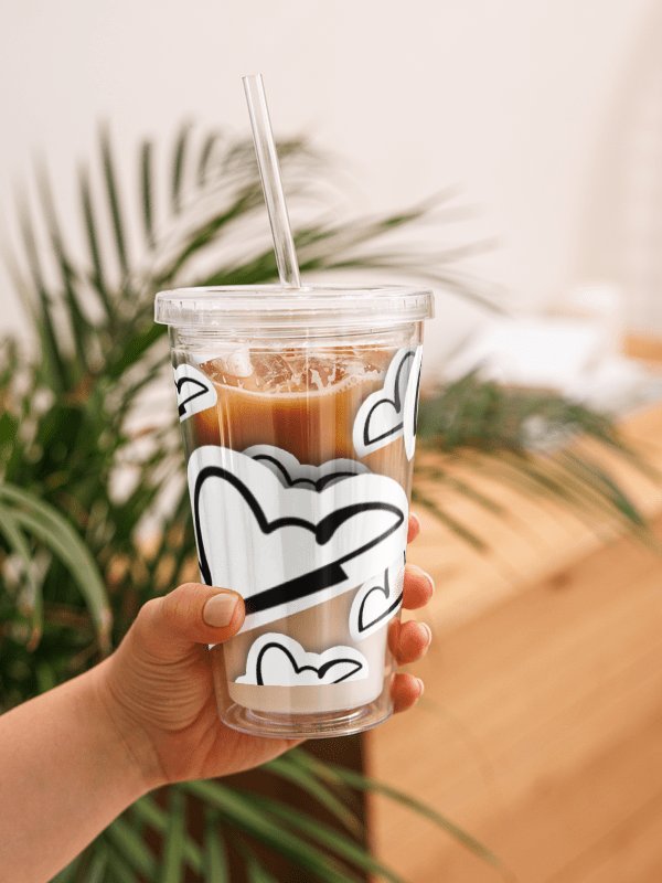 Cloud Cup w/ straw product image (4)