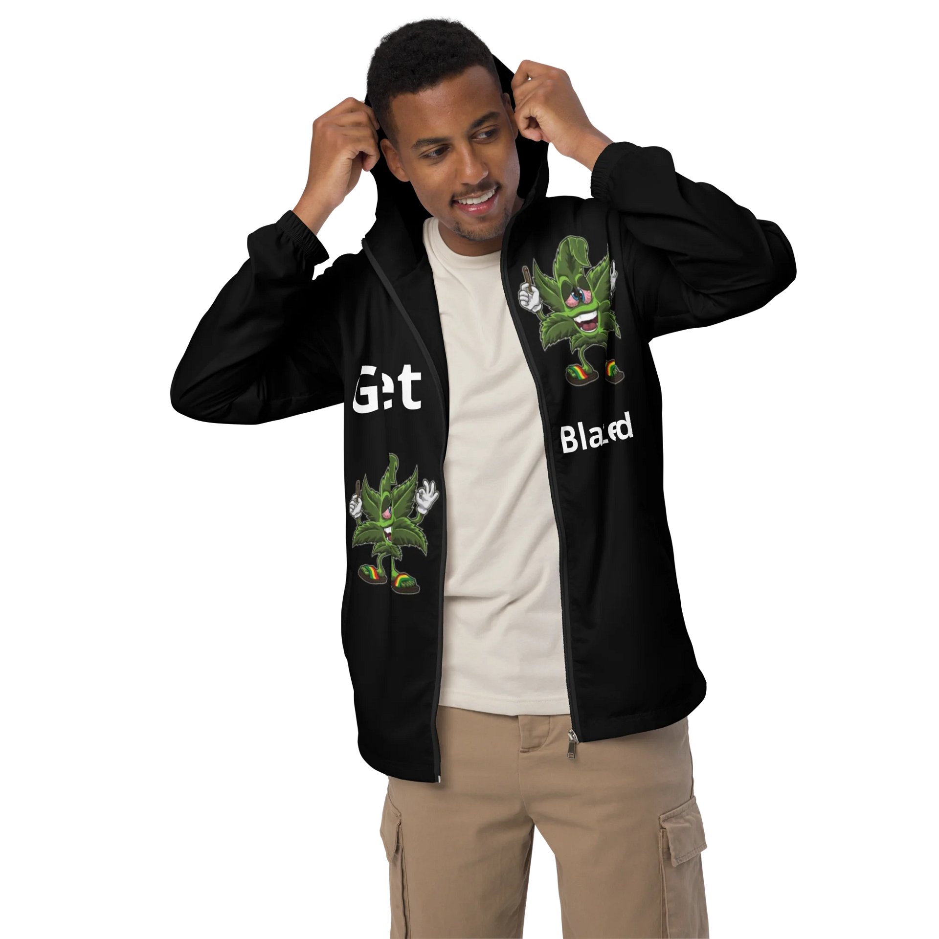 Leafy Adventure All-Over Windbreaker product image (3)