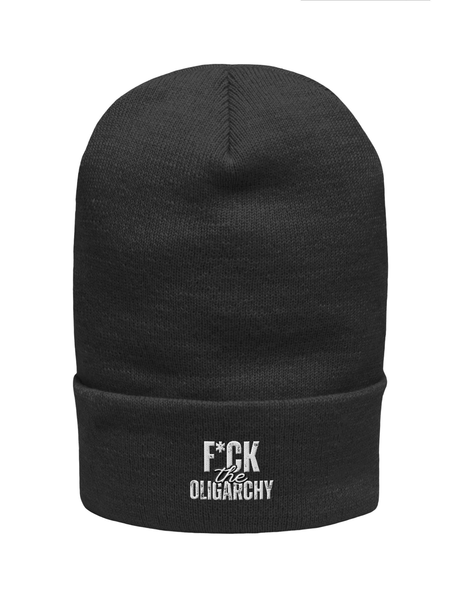 F*ck The Oligarchy Cuffed Beanie product image (1)