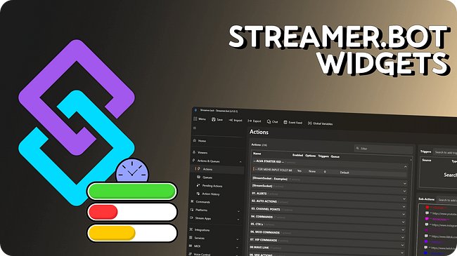 STREAMER.BOT WIDGETS
