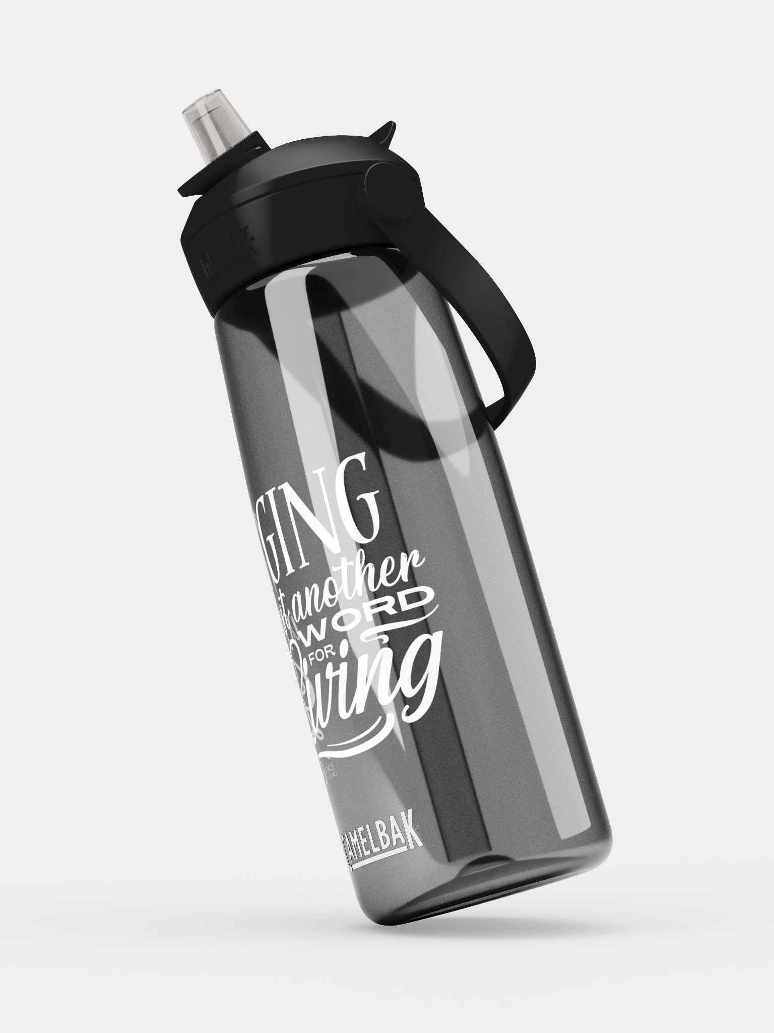 CamelBak Thrive® Flip Straw Water Bottle - "Aging is Just Another Word for Living" product image (2)