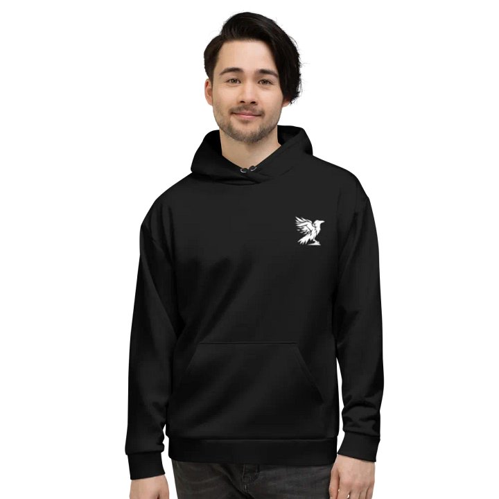 Black Wide Hoodie product image (2)