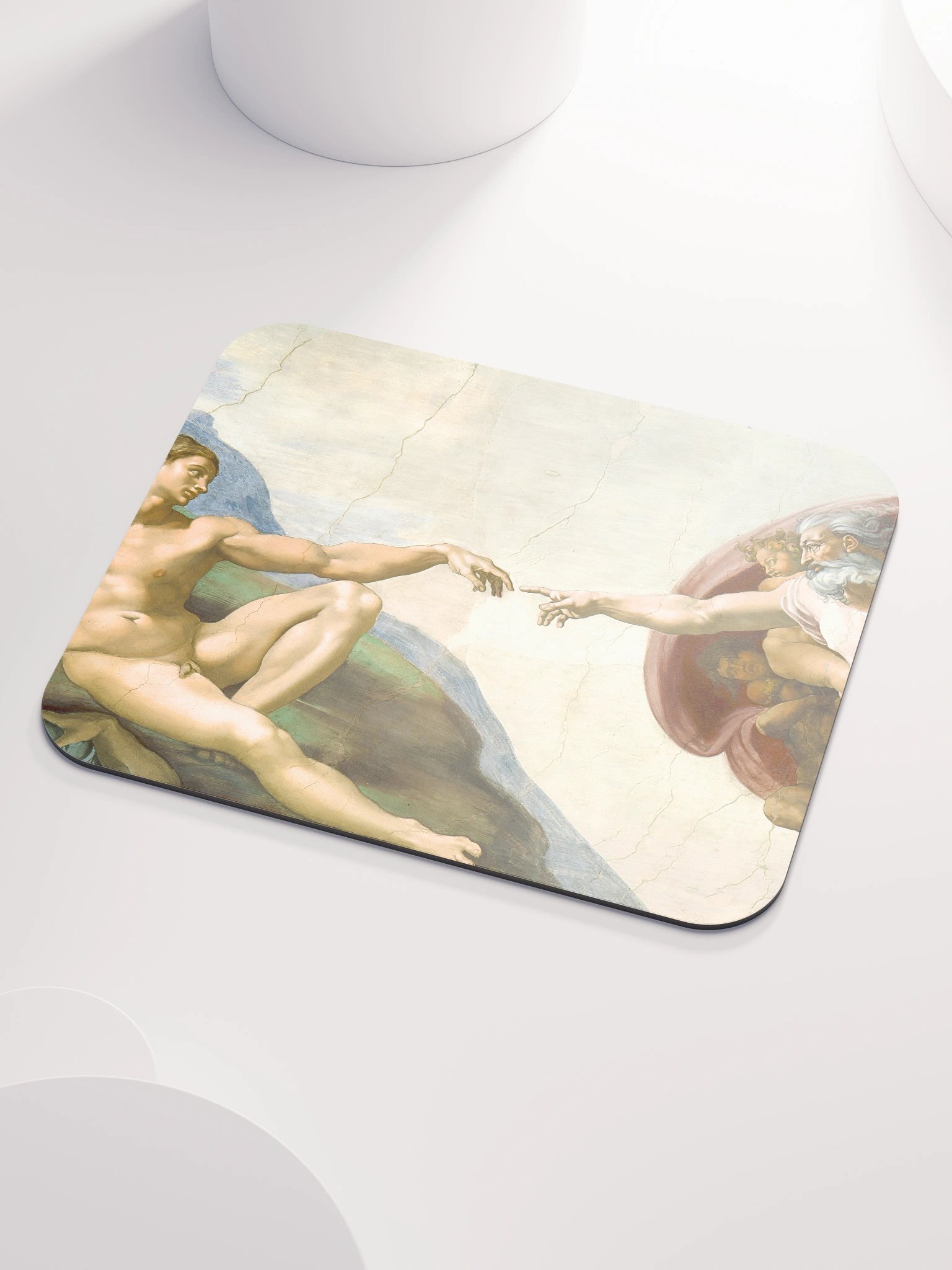 Michelangelo – The Creation of Adam (Sistine Chapel) Mouse Pad product image (3)