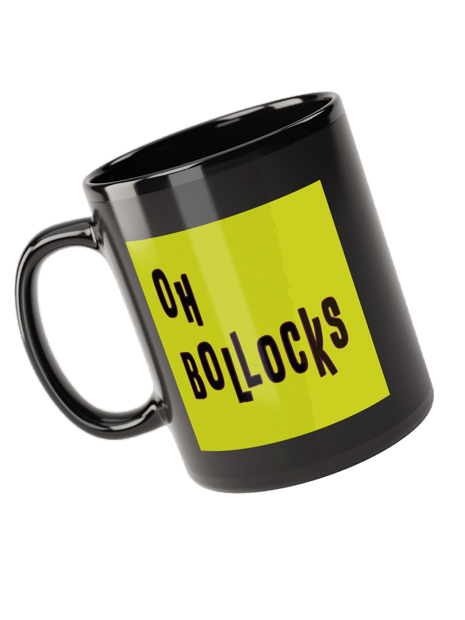OH BLOCKS Pop Art Black Mug product image (9)
