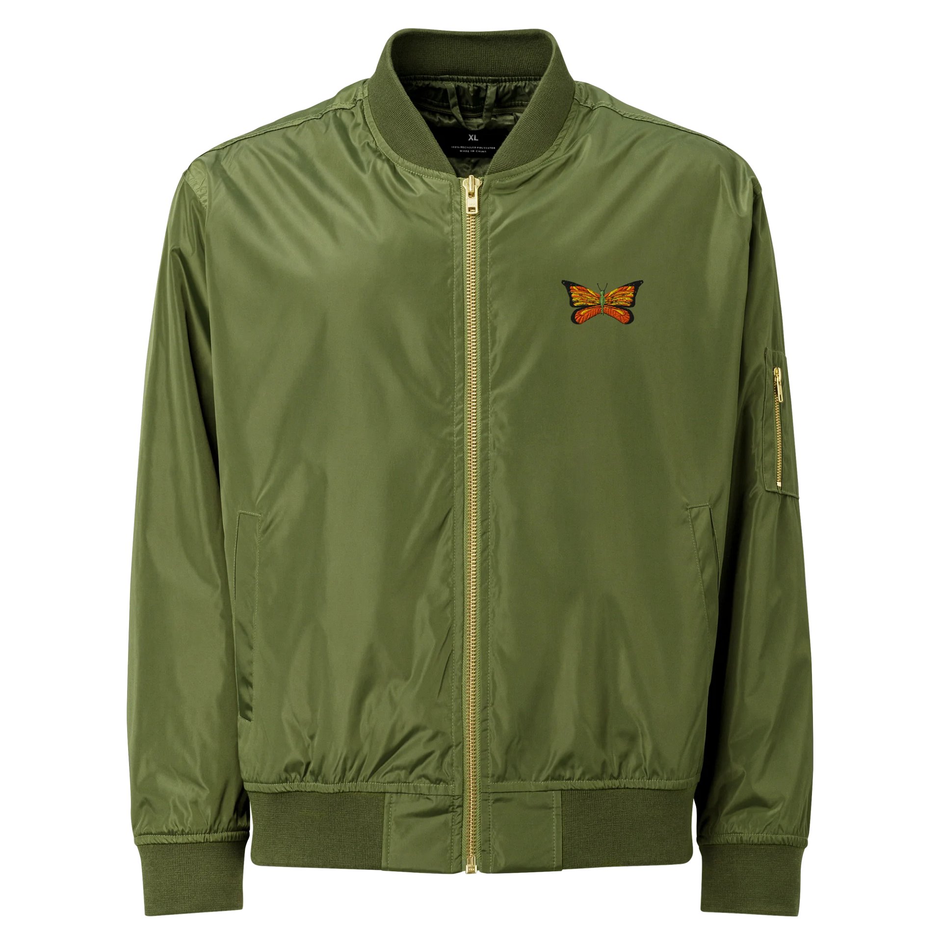 Vibrant Dragonfly Wings Bomber Jacket product image (1)