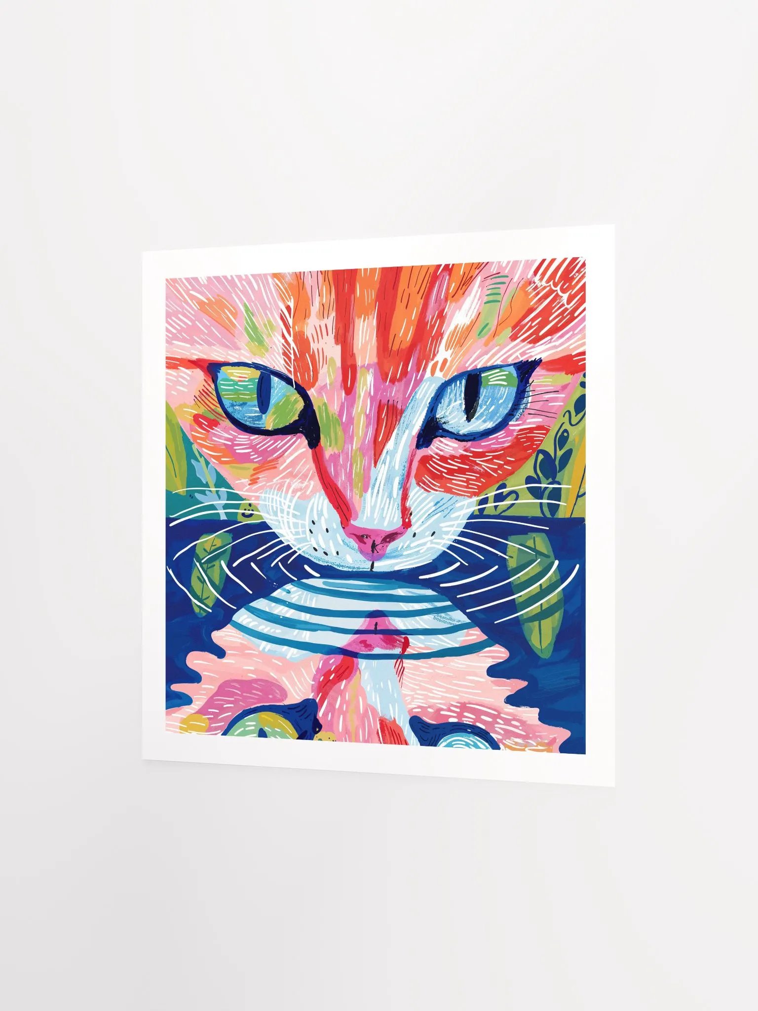 Cat Reflection Print product image (3)