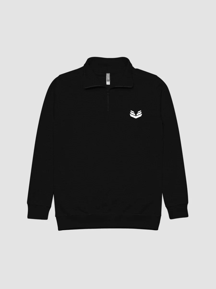 1/4 Zip Fleece Pullover - Black product image (4)