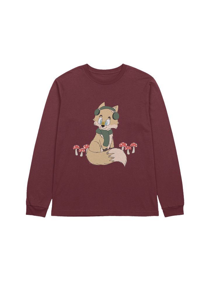 Cozy Kitsune Gamer Long Sleeve T-Shirt product image (4)