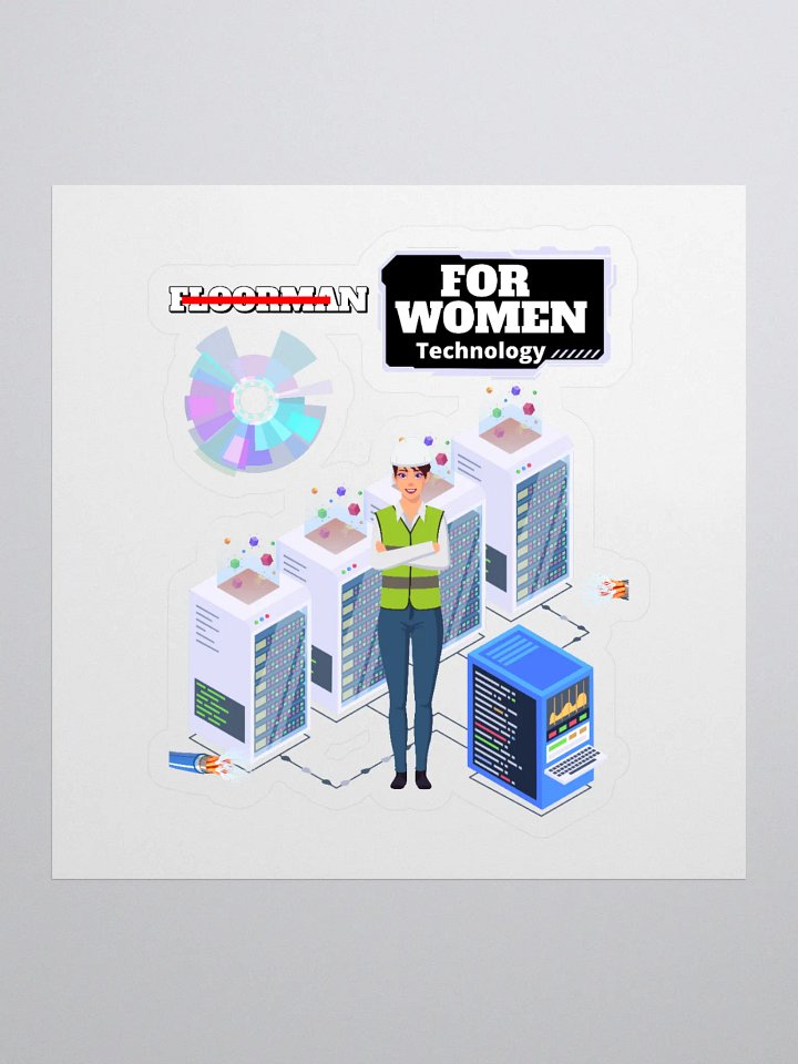 For Women Technology Inspirational Sticker product image (1)