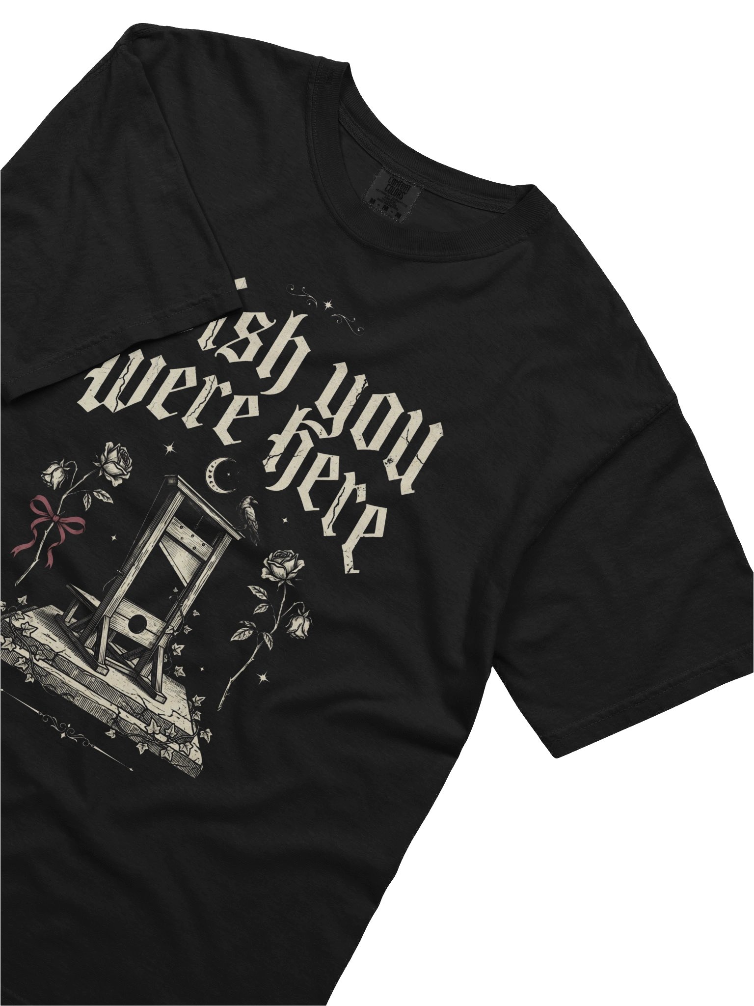 Wish You Were Here Gothic Guillotine T-Shirt product image (2)