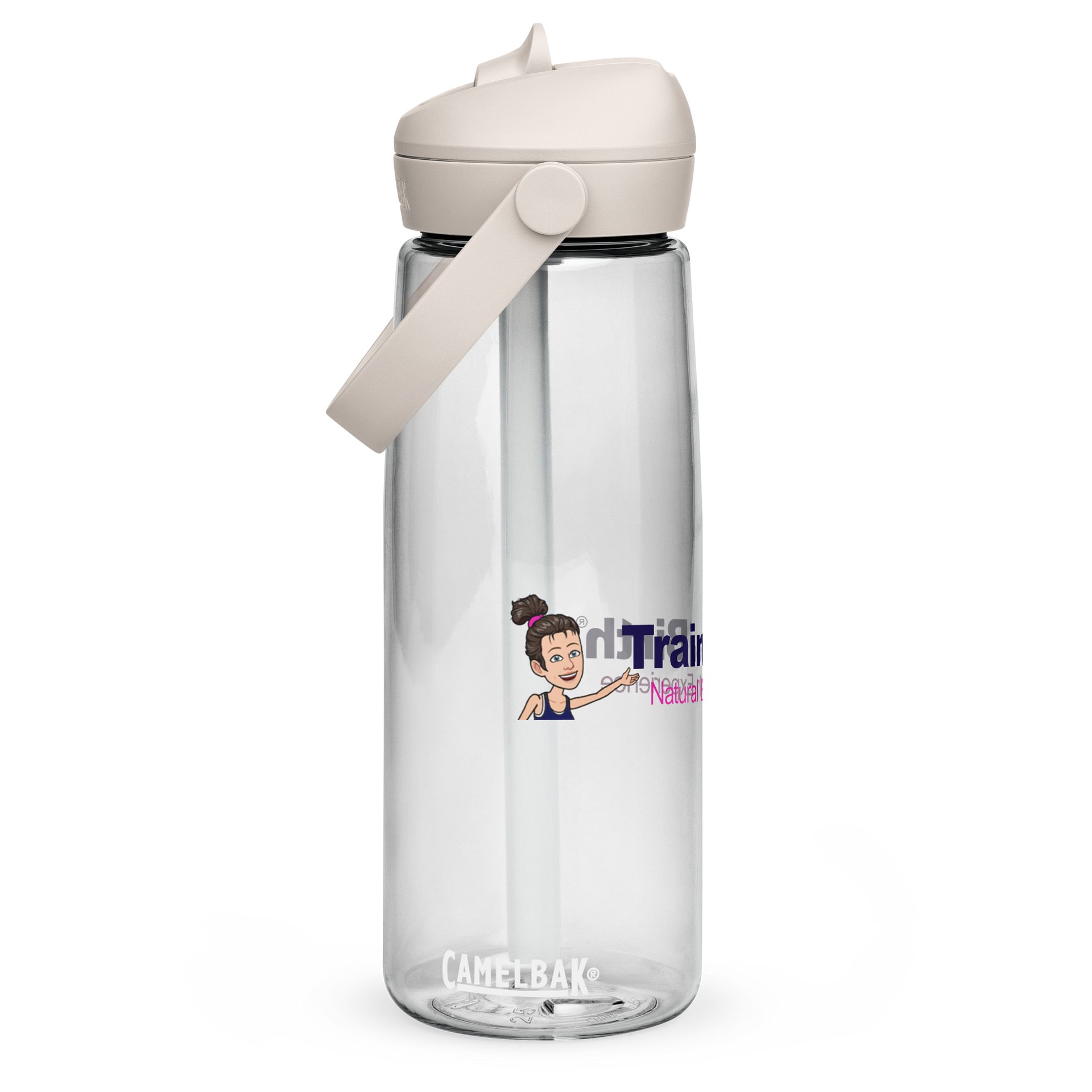 Train for Birth® 25oz CamelBak Thrive® Flip Straw Clear Water Bottle product image (1)