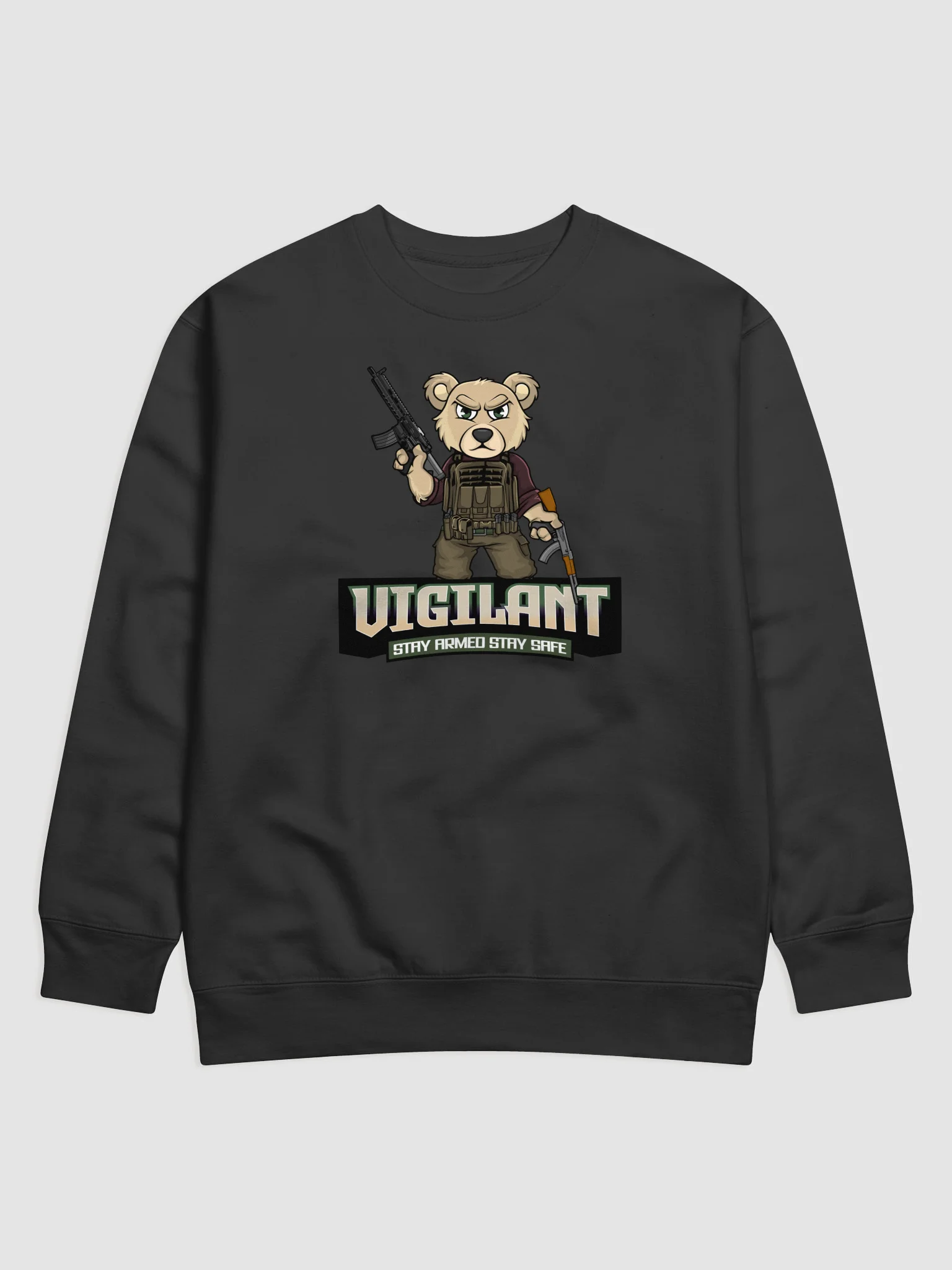 Vigilant Bear Sweatshirt product image (1)