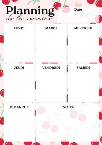 Planificateur Hebdomadaire product image (1)