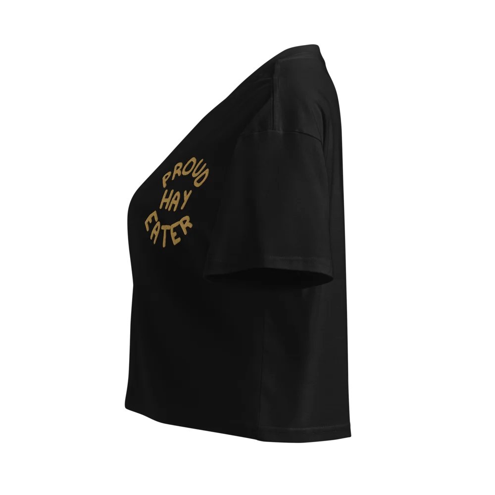 "Proud Hay Eater" Crop Top product image (3)