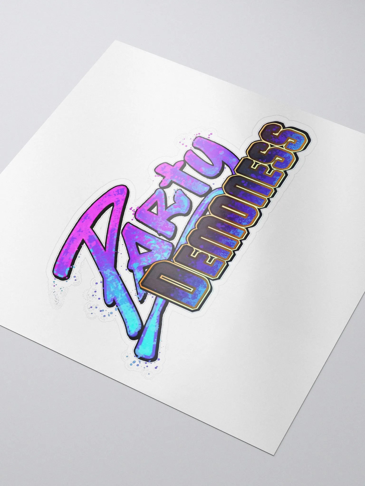 PartyDemoness Logo Sticker product image (3)