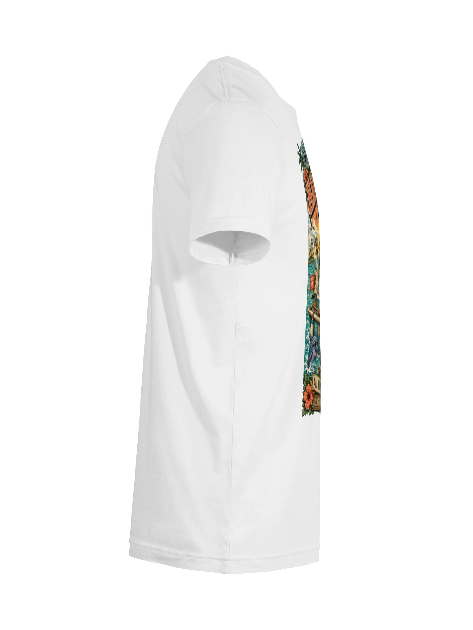 Captain of Happy Hour Tropical Nautical T-Shirt product image (10)